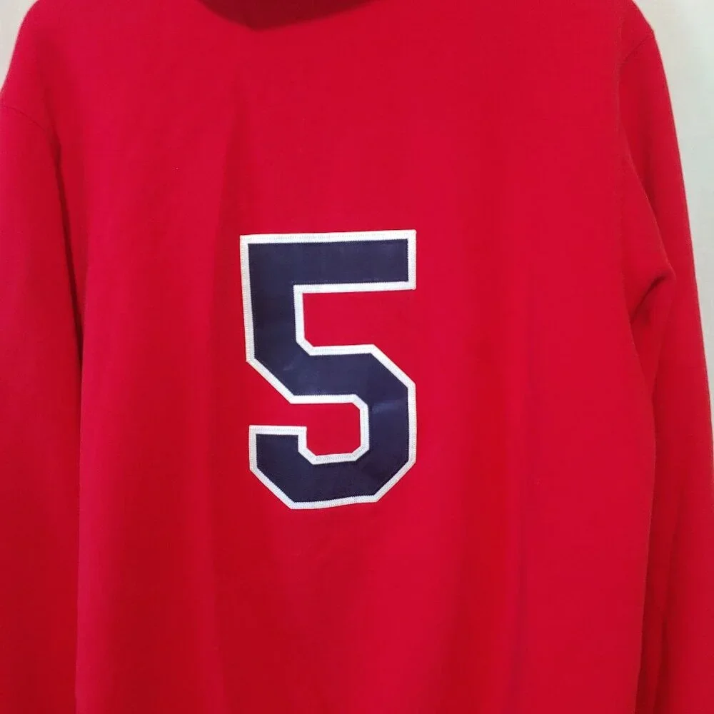 River Hawks Hockey hoodie womens Medium red pullover kangaroo pocket No.5